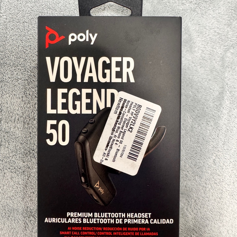 POL Voyager Legend 50 Black Bluetooth Earbud Headphones